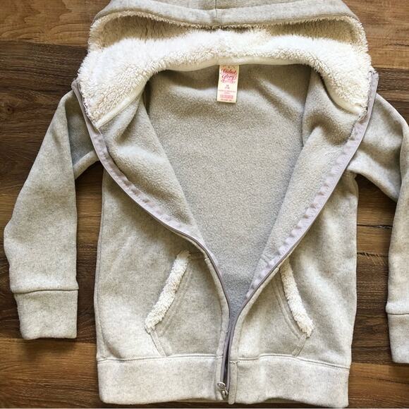 Faded Glory Girls’ Hoody Sherpa Sweater Zip Size M - Picture 5 of 7